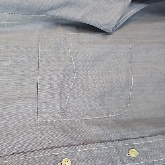 Polo Ralph Lauren Andrew Blue Button Down Shirt 16 32/33 - Picture 2 of 4